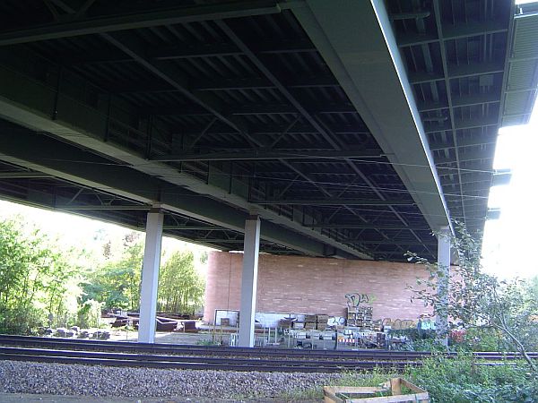 Autobahnbrücke Karlsruhe-Durlach Motorway Bridge 