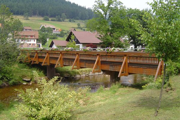 Brücke «Sieh dich für», Baiersbronn 