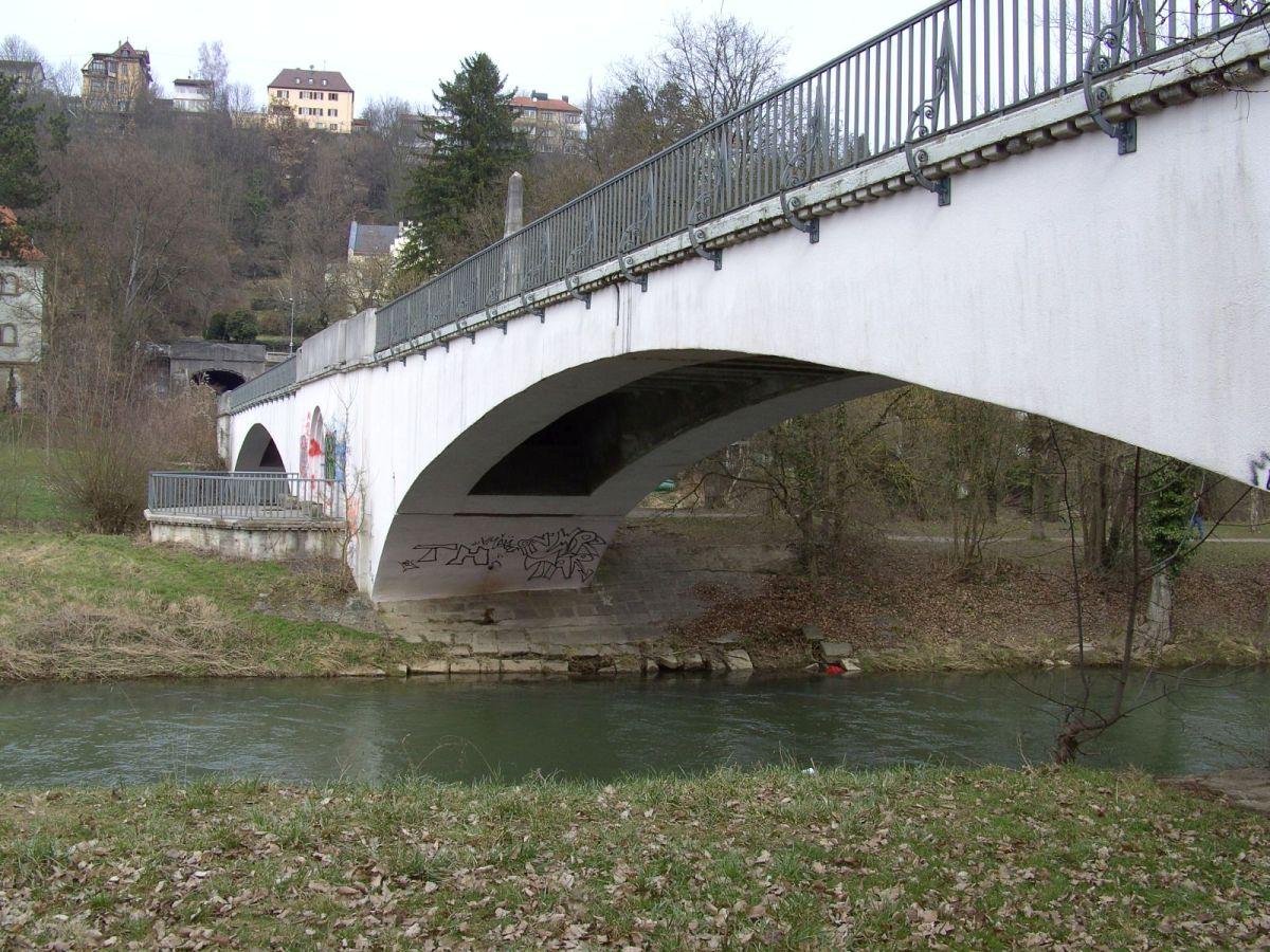 Neckarbrücke der Bahn in Tübingen 