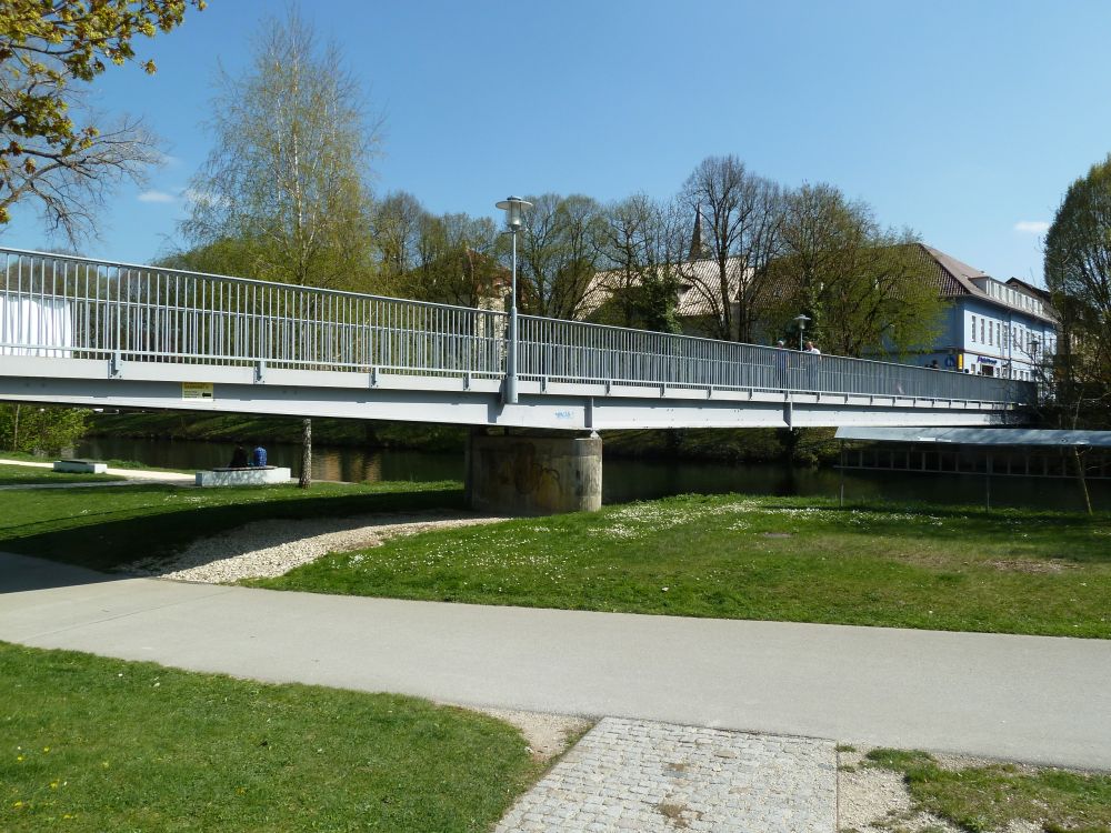 Fußgängersteg über die Donau in Tuttlingen 