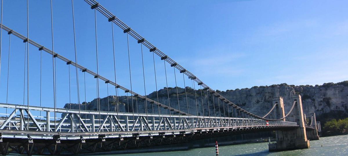 Pont suspendu de Donzère 