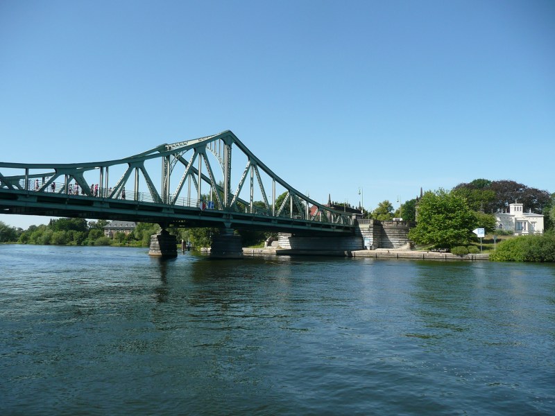 Glienicker Brücke Ansicht westlicher Teil von Nord 