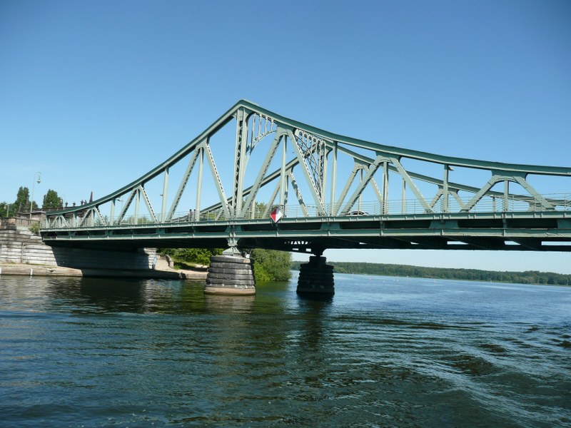 Glienicker Brücke Ansicht westlicher Teil von Süd 