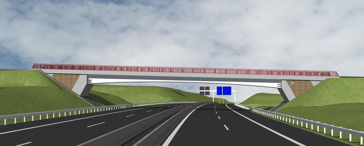 An der Bundesautobahn A44 wird derzeit eine feuerverzinkte Verbundbrücke als sogenanntes Demonstratorvorhaben erbaut. Weitere werden folgen. An der Bundesautobahn A44 wird derzeit eine feuerverzinkte Verbundbrücke als sogenanntes Demonstratorvorhaben erbaut. Weitere werden folgen.