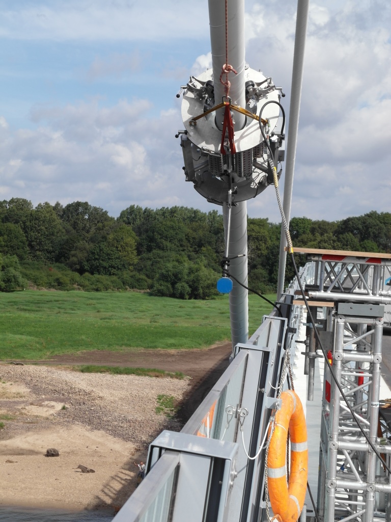 Magnetinduktive Prüfungen an Litzenbündelsystemen der Elbebrücke in Schönebeck 