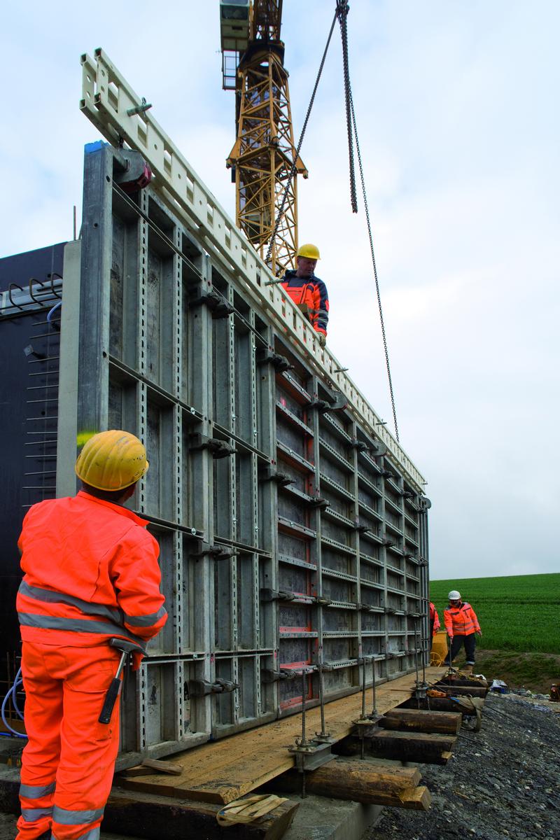 A NOEtec girder made it easy for the site team to erect and strip the formwork 