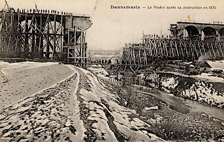 Viaduc de Dannemarie
Carte postale de la collection privée de D. Laugier Viaduc de Dannemarie 
Carte postale de la collection privée de D. Laugier