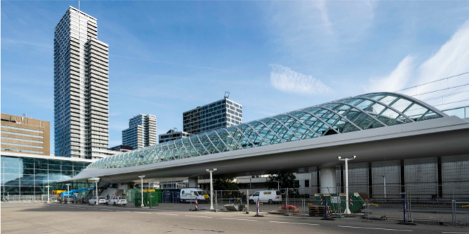 Station Den Haag CS de la Erasmuslijn 