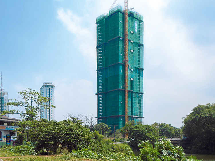 The 46 level high Clearpoint Tower will be the tallest vertical garden in Asia. 