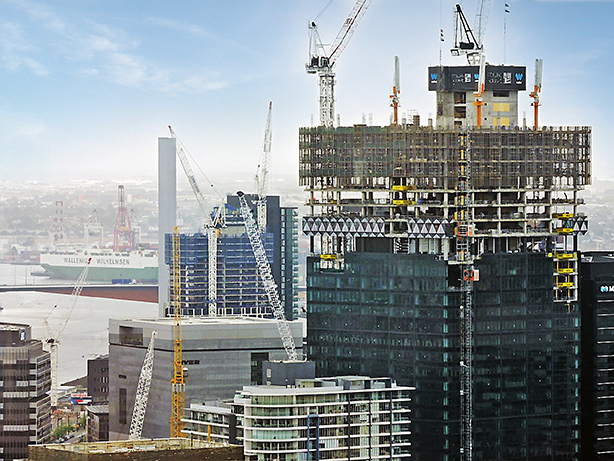 Tower Two is part of one of the largest commercial construction projects in Australia. 