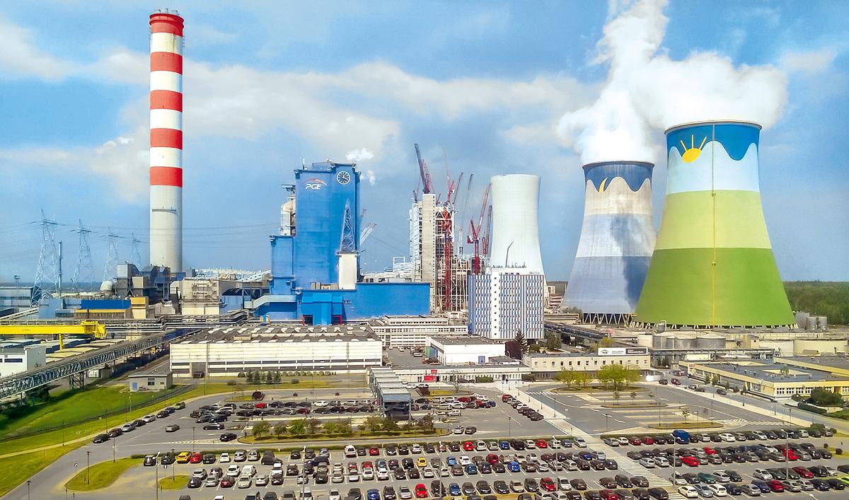 Nach seiner Fertigstellung wird Opole Polens größtes Kohlekraftwerk sein. 