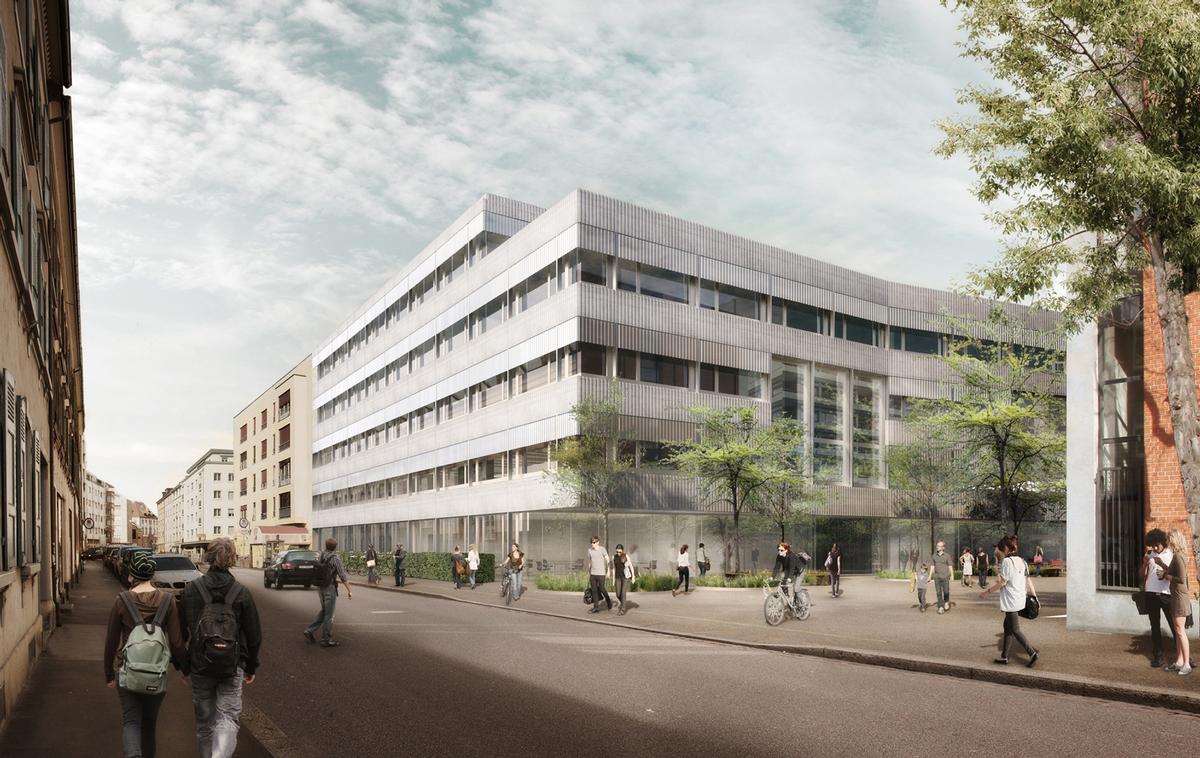 Mediendatei Nr. 294355 Das Universitäre Zentrum für Zahnmedizin in Basel erhält ein neues Zuhause: Die drei bisherigen Standorte werden im Campus Rosental zusammengeführt.