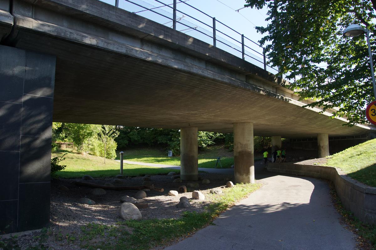 Straßenbahnbrücke über Simlångsvägen 