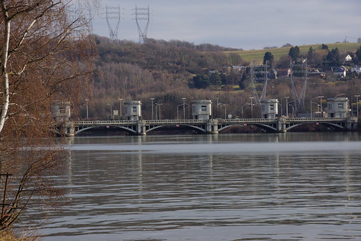 Monsin-Damm und -Brücke 