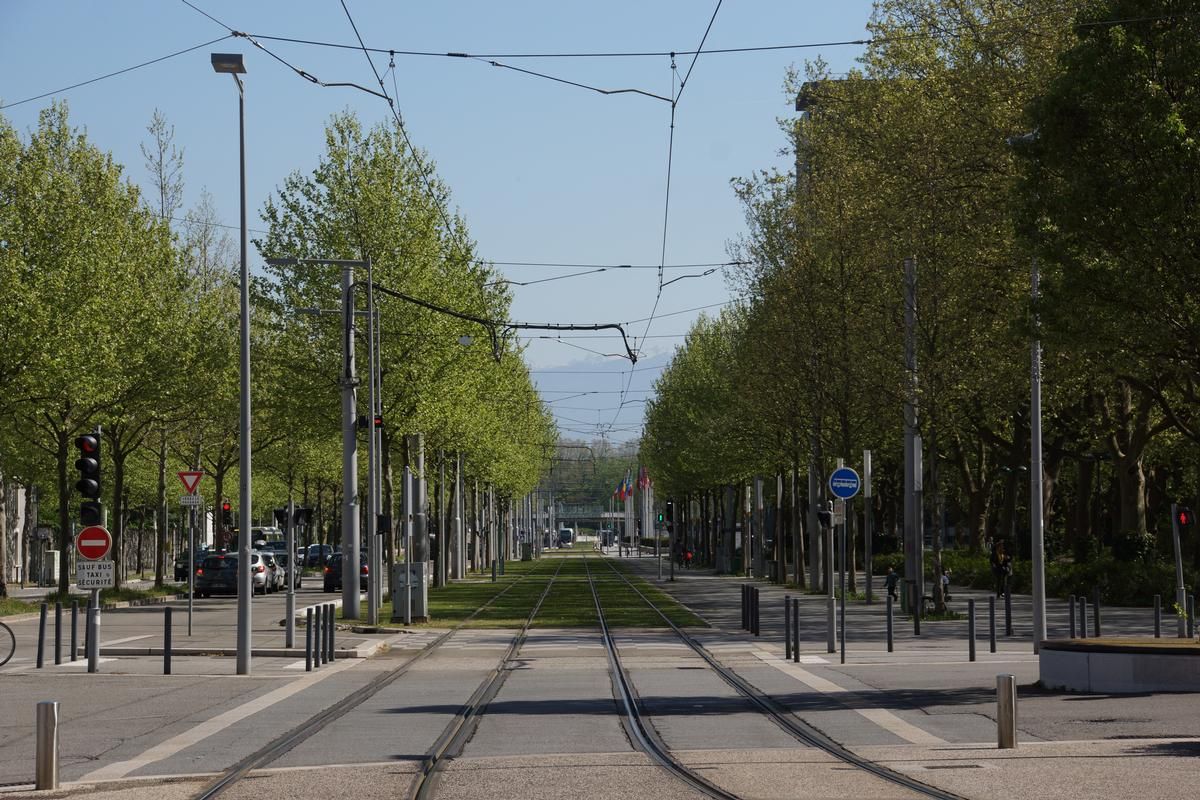 Straßenbahnlinie C in Grenoble 