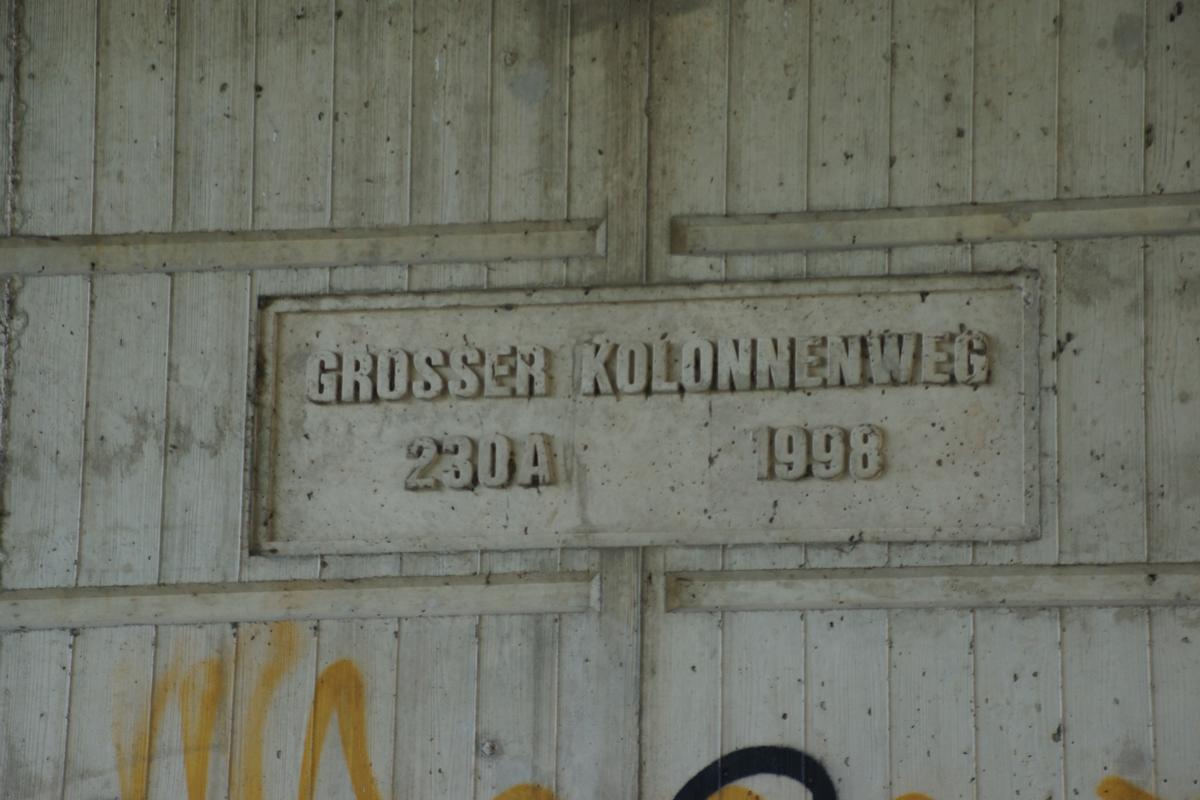 Pont-tramway du Grosser Kolonnenweg 