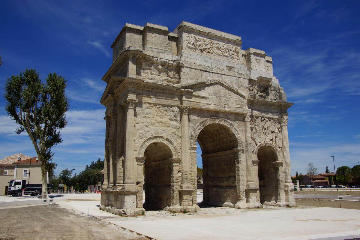 Orange Roman Arch 