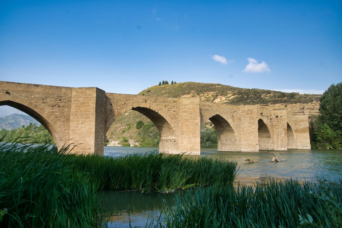 Mittelalterliche Ebrobrücke Briñas 