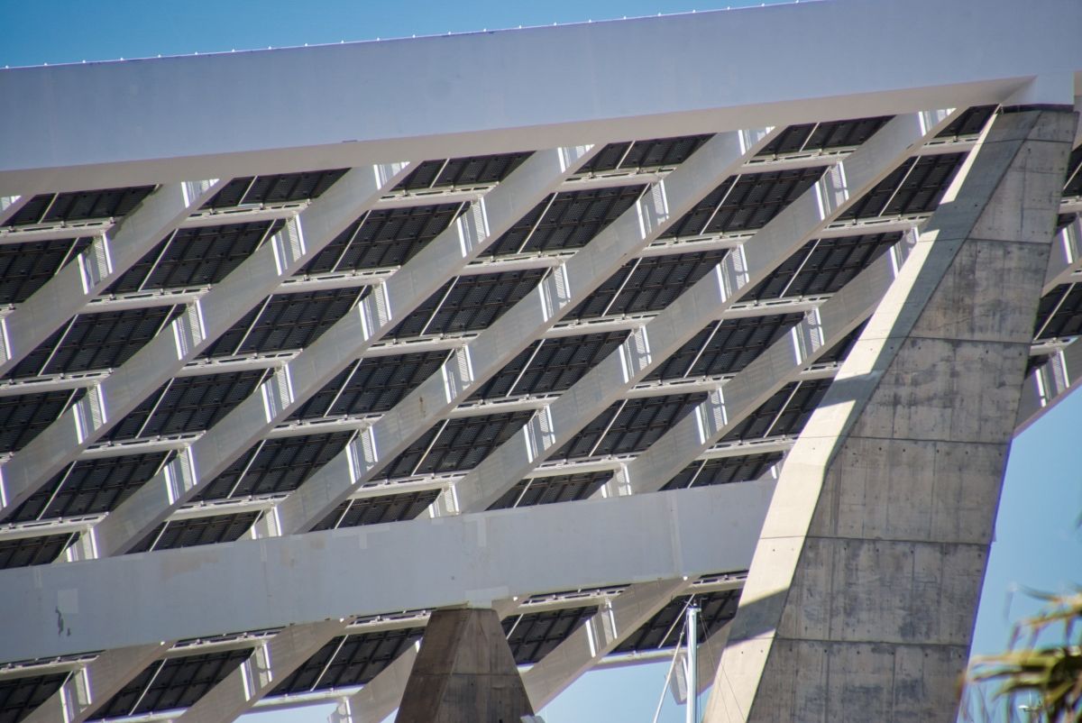 Fotovoltaikanlage am Forum Barcelona 