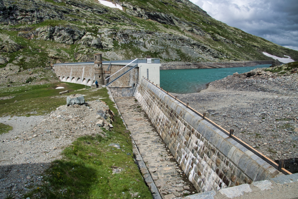 Lago Bianco Süd Dam (Poschiavo, 1912) | Structurae