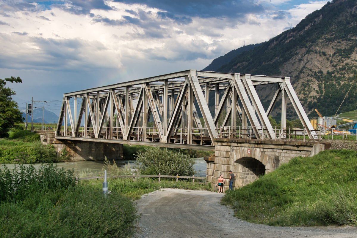 Eisenbahnbrücke Riddes 