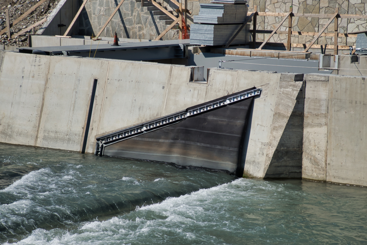 Dora Riparia Rubber Dam (II) (Torino) | Structurae