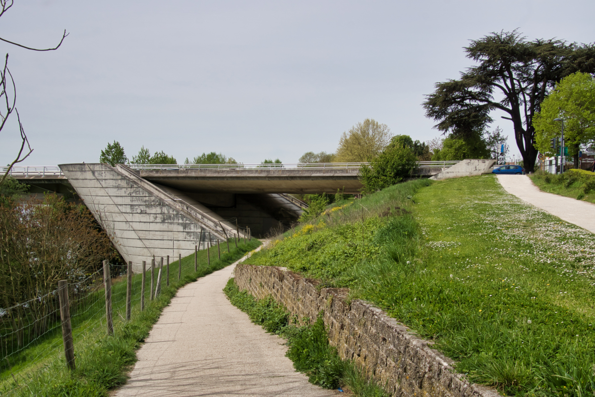 マキシム・モーフラ、「LE PONT DE LEGUENAY, BRUGES」 マキシム・モーフラ、「LE PONT DE LEGUENAY, BRUGES」