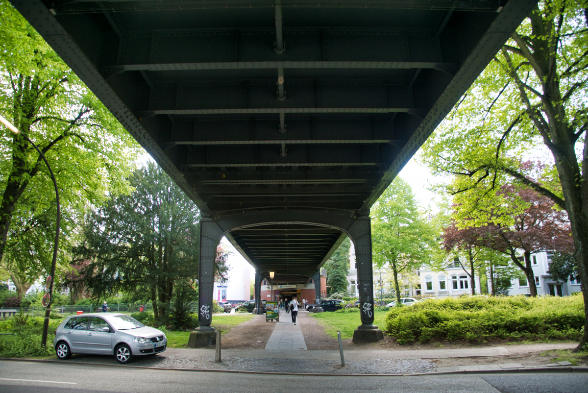 Hochbahnbrücke Uhlandstraße / Eilenau 