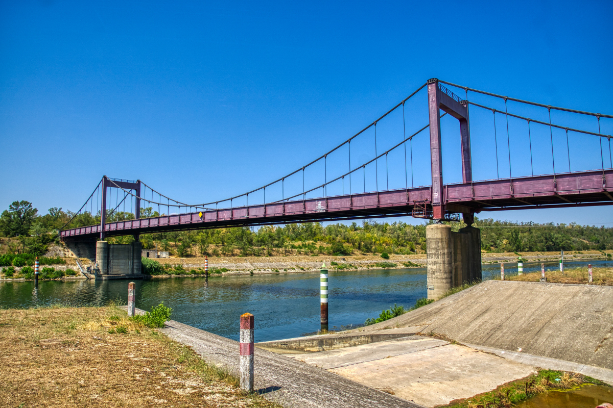 Bollène Suspension Bridge 