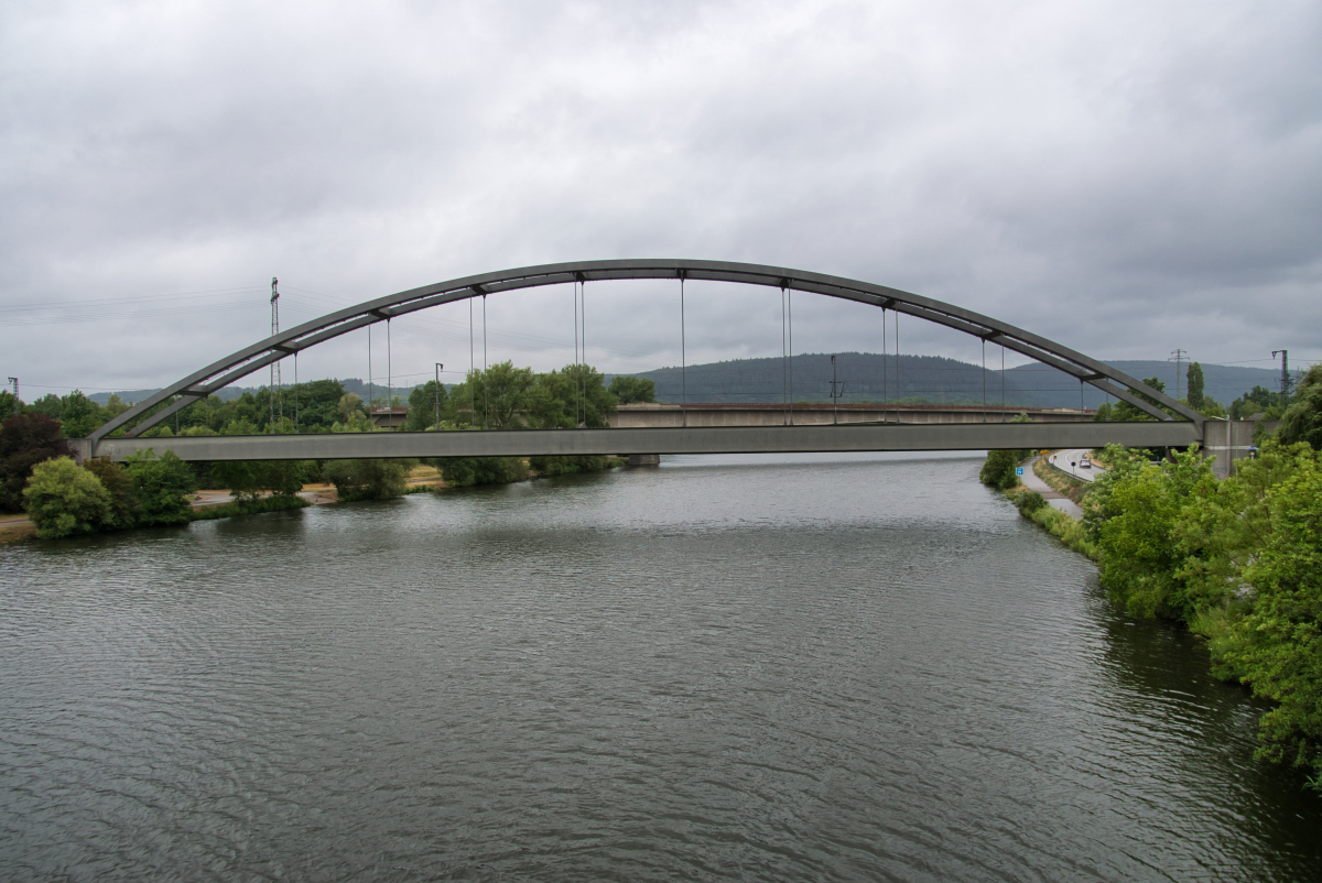 Saar-Eisenbahnbrücke Konz 