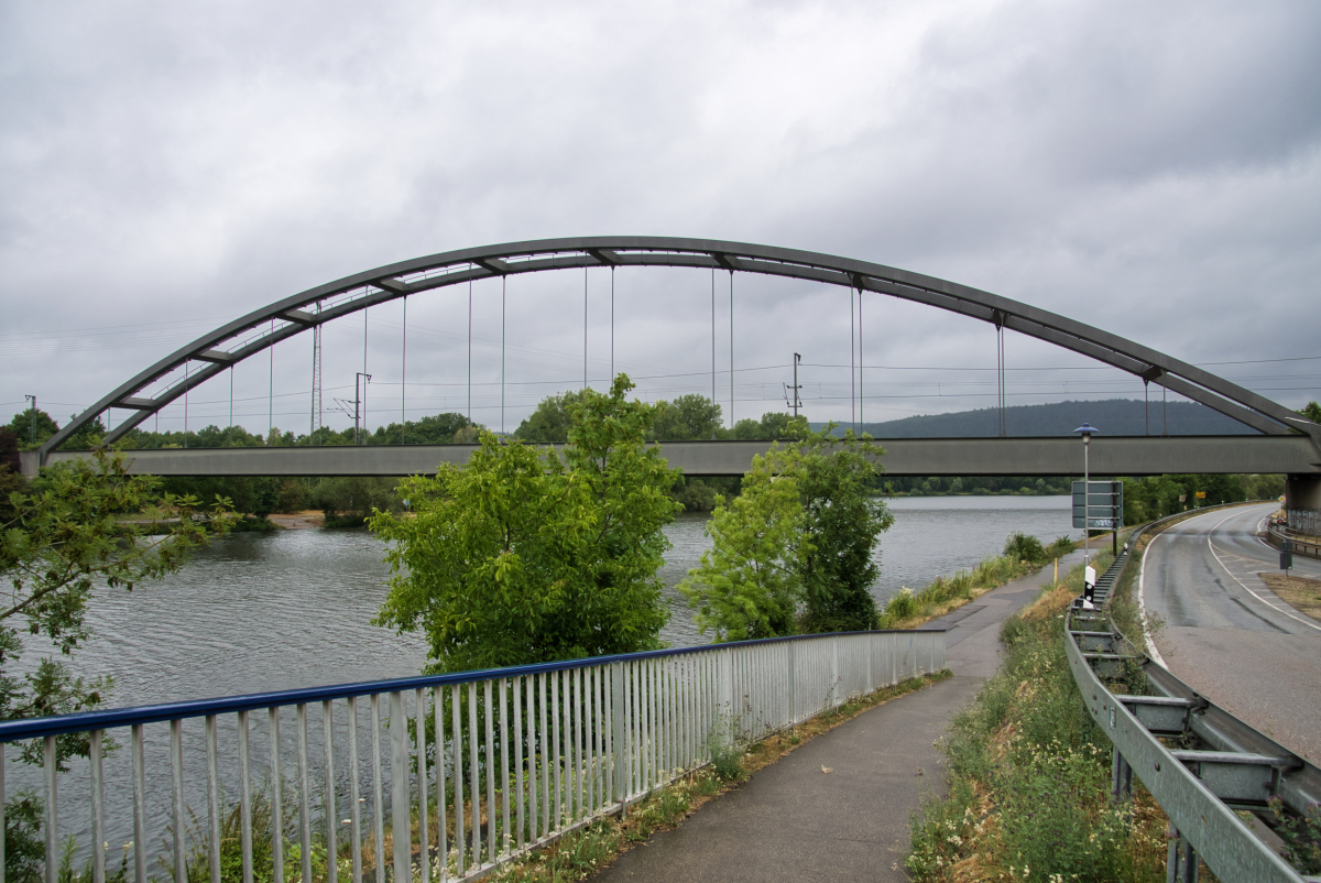 Saar-Eisenbahnbrücke Konz 