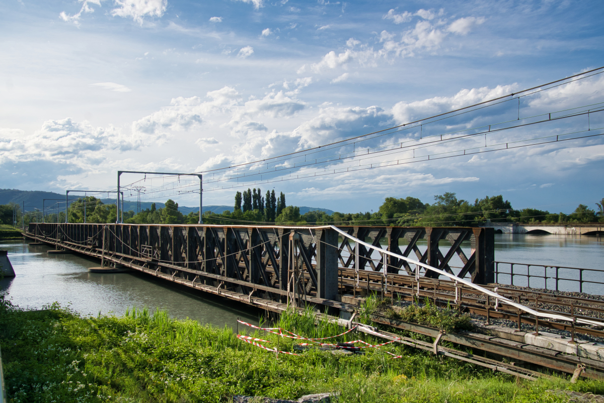 Eisenbahnbrücke Pont-de-l'Isère 