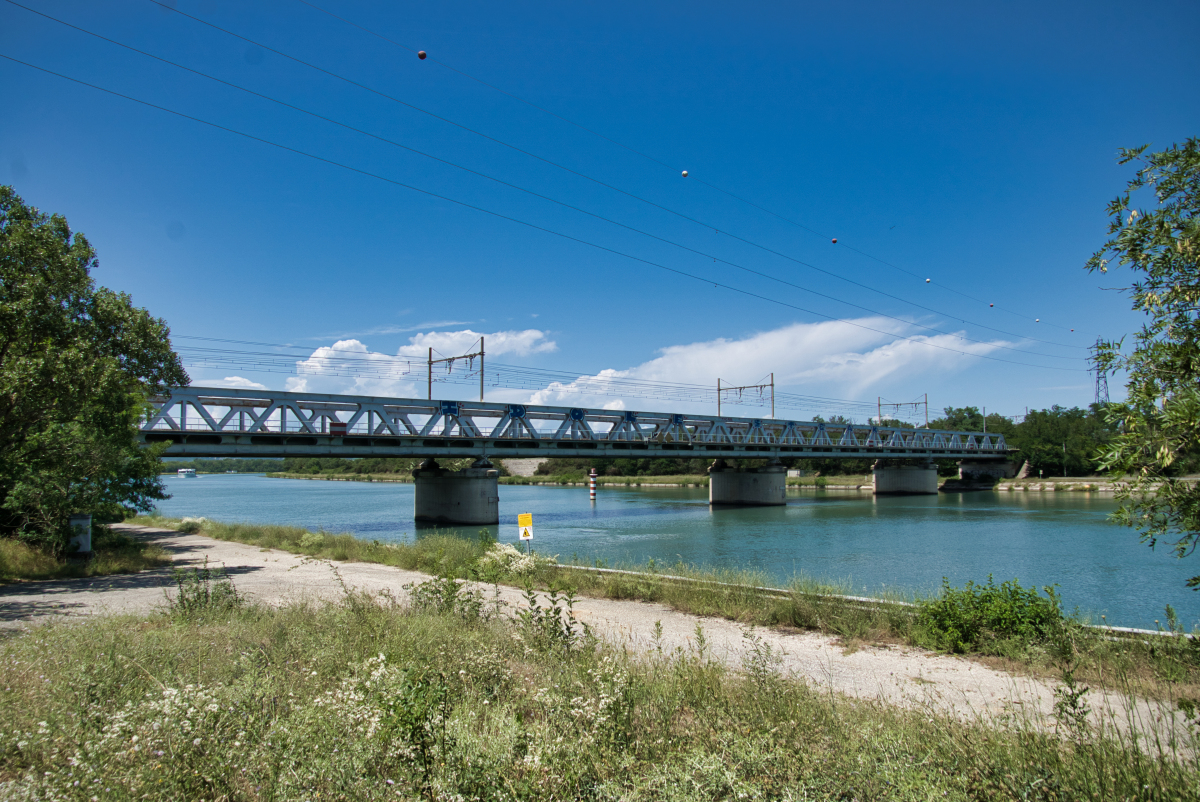 Eisenbahnbrücke Donzère 