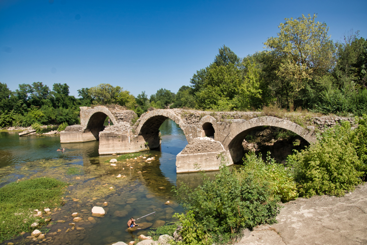 Pont romain de Saint-Thibery 