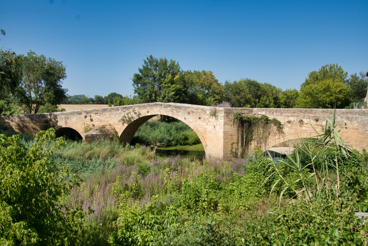 Mittelalterliche Brücke von Saint-Thibéry 