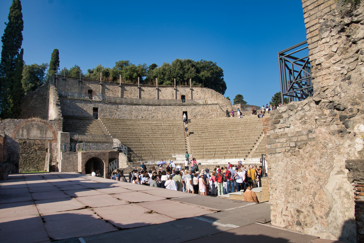 Großes Theater von Pompeji 