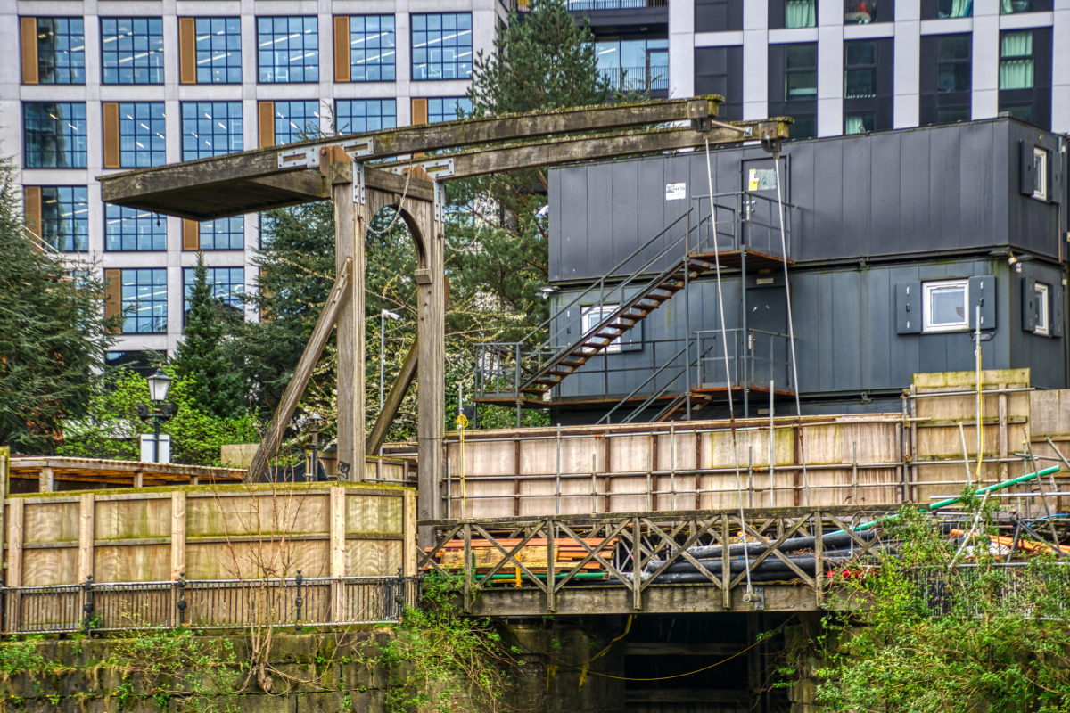 Manchester and Salford Canal Junction Lock Footbridge (Manchester ...