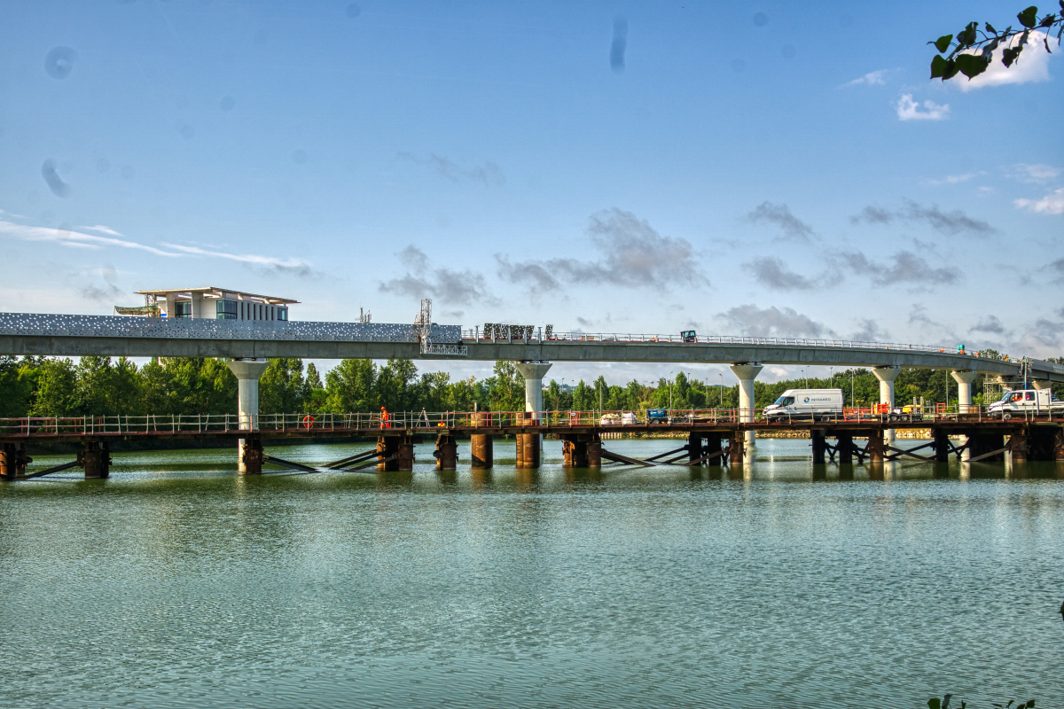 Rennes Metro Line B Viaduct 