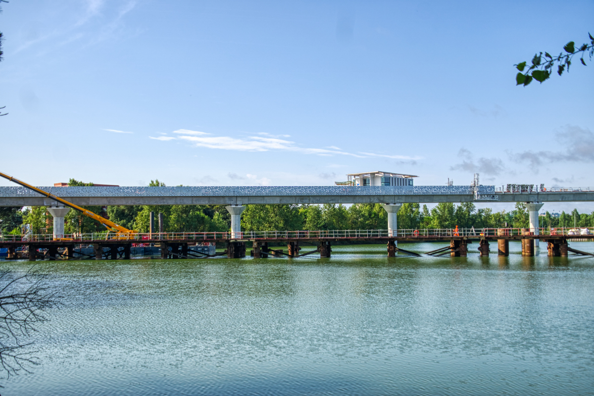 Rennes Metro Line B Viaduct 