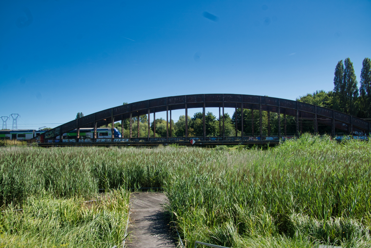 Pont ferroviaire de la Bleuse Borne 