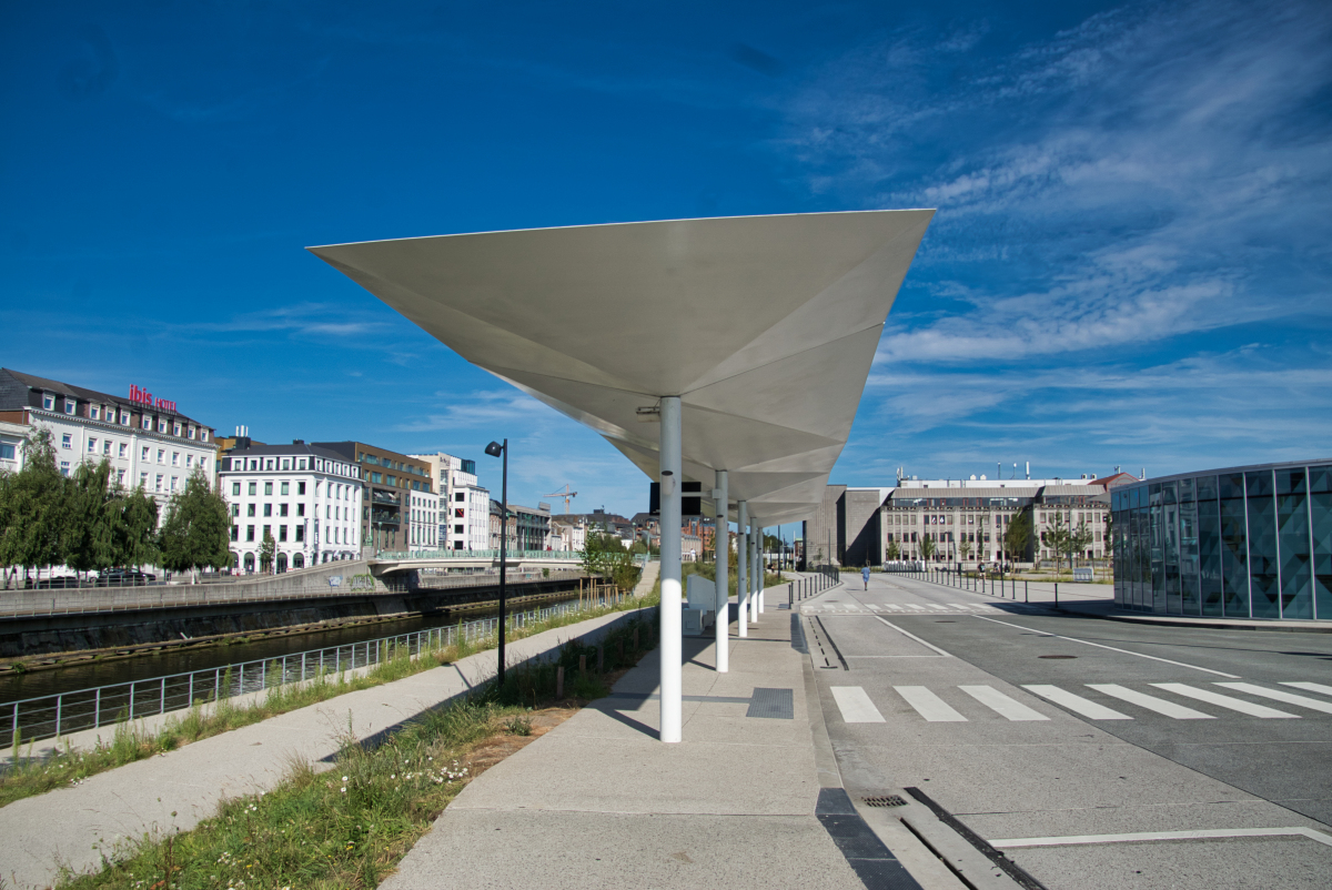 Gare Centrale Metro and Bus Station 