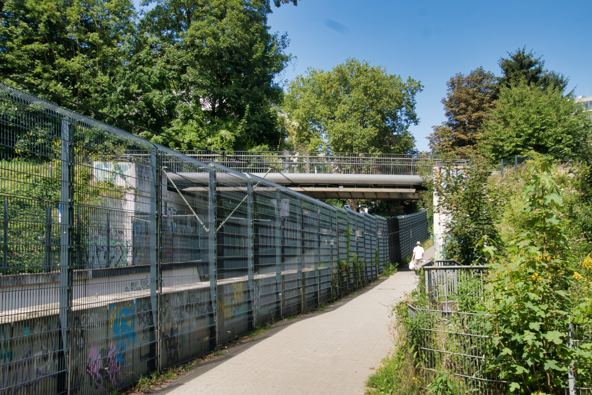 Passerelle de la Semerteichstraße 