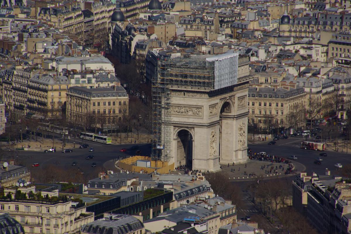 Arc De Triomphe Paris 8 Th 16 Structurae