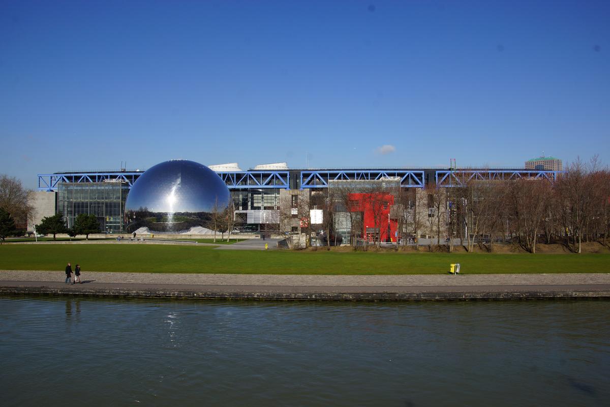 Parc de la Villette, La Géode, Cité des Sciences et de l'Industrie 