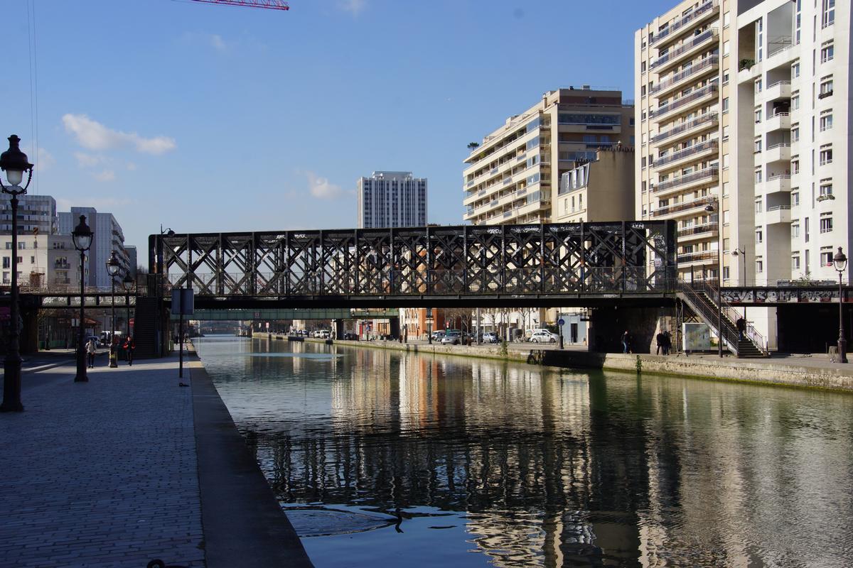 Petite Ceinture Ourcq Canal Bridge 