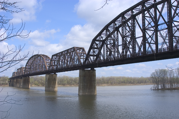 Kentucky & Indiana Terminal Railroad Bridge, Louisville (Kentucky) & New Albany (Indiana) 