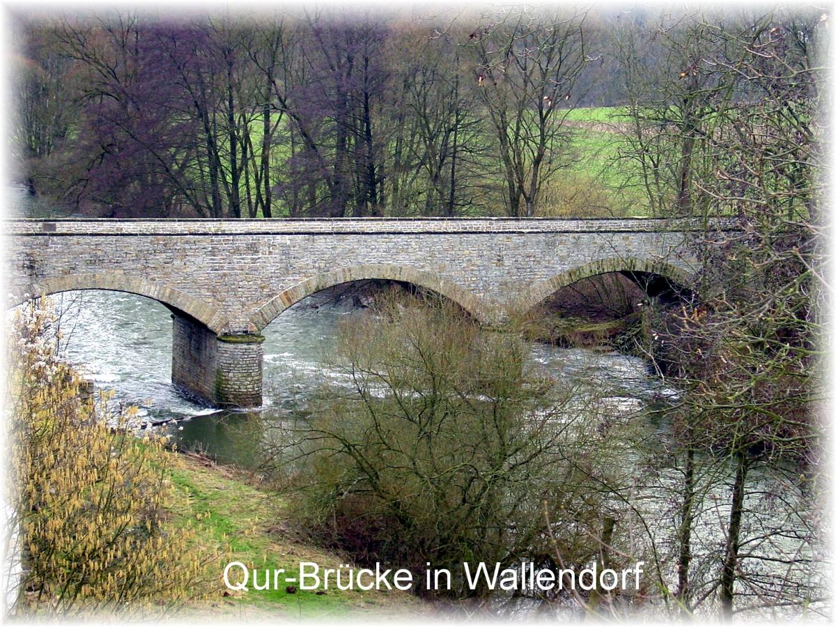 Border Bridge over the Our River at Wallendorf 
