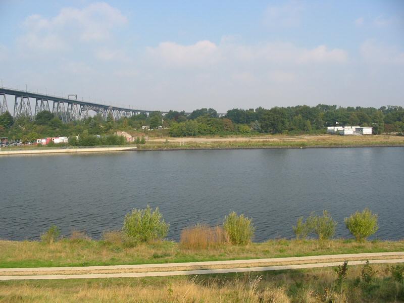 Hochbrücke Rendsburg – Rampe zum Bahnhof 
