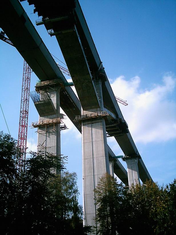 Autobahn A17Lockwitztalbrücke Dresde 