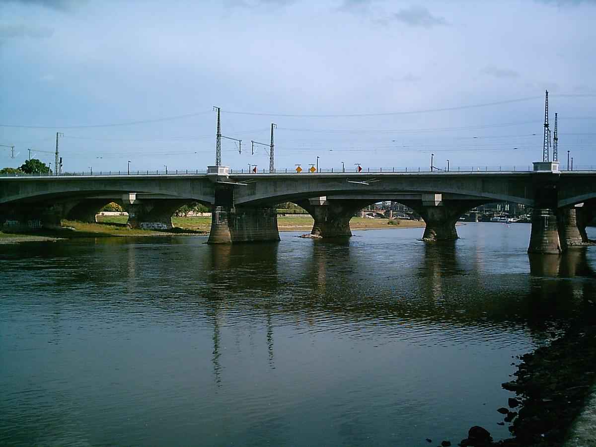 Marienbrücke der Eisenbahn, Dresden 